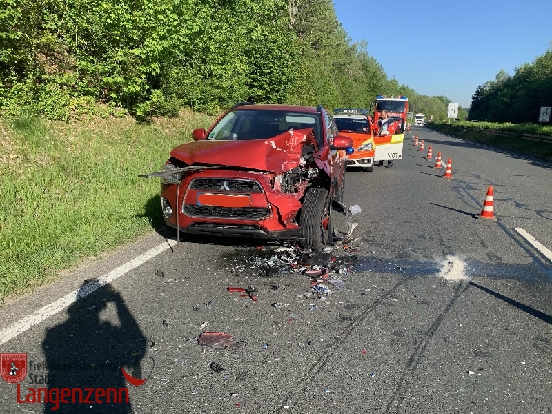 Verkehrsunfall mit zwei PKW