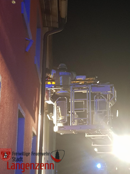 Personenrettung über Drehleiter