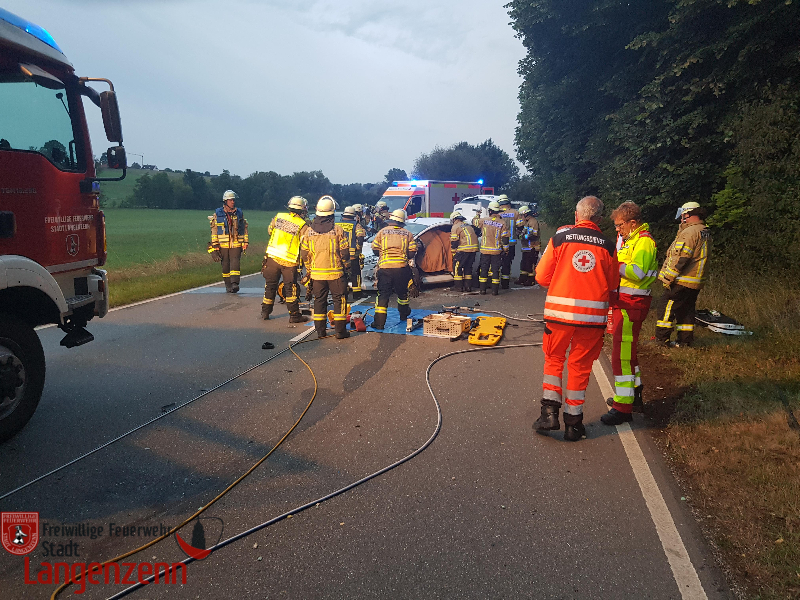 Verkehrsunfall mit zwei PKW