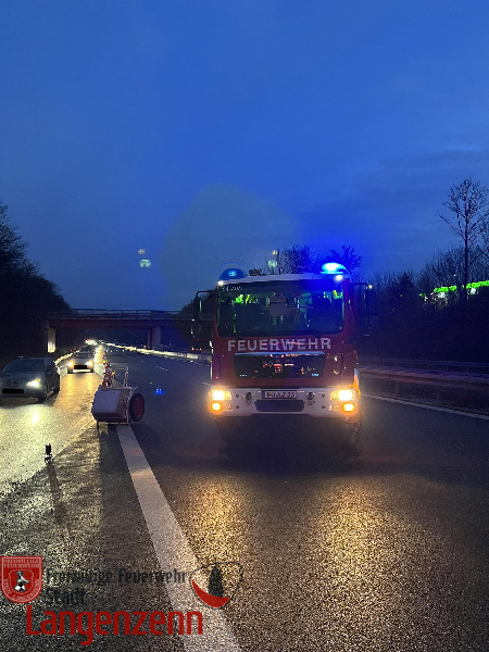 Verkehrslenkung nach Auffahrunfall