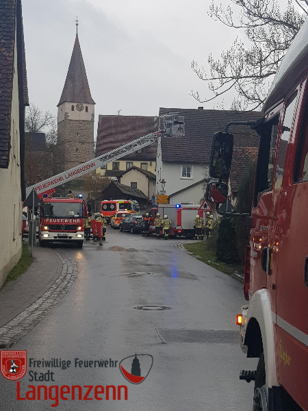 Rettung über Drehleiter