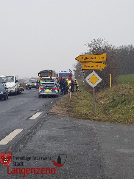 Verkehrsunfall mit zwei PKW