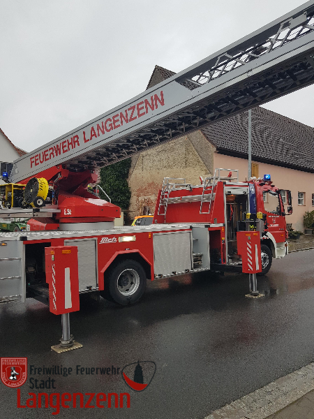 Rettung über Drehleiter