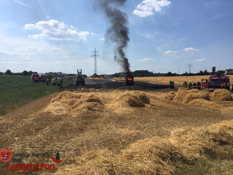 Gemeldeter Waldbrand klein