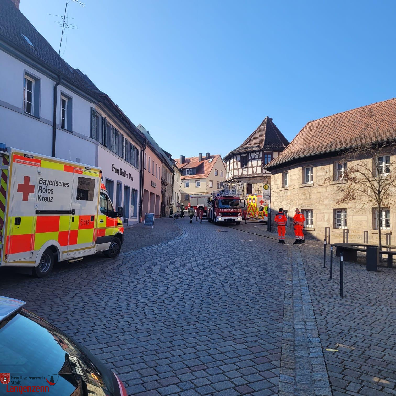 Rettung über Drehleiter