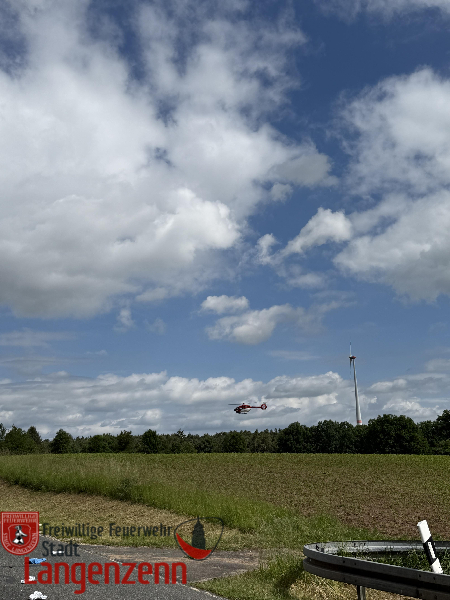 Verkehrsunfall - Motorrad gegen Pkw