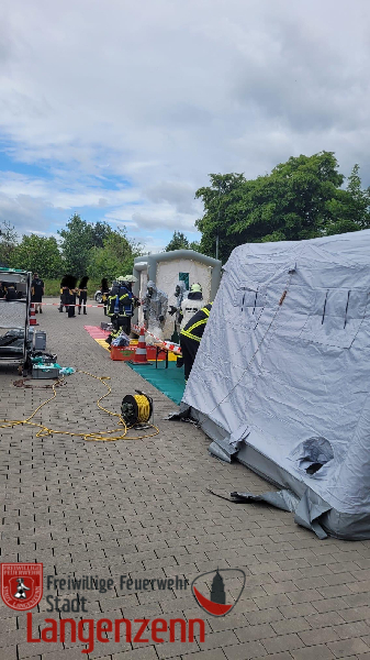 Unbekannter Gefahrenstoff im Gebäude