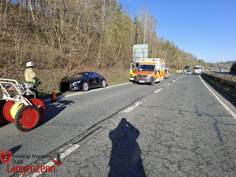 Verkehrsunfall LKW gegen PKW